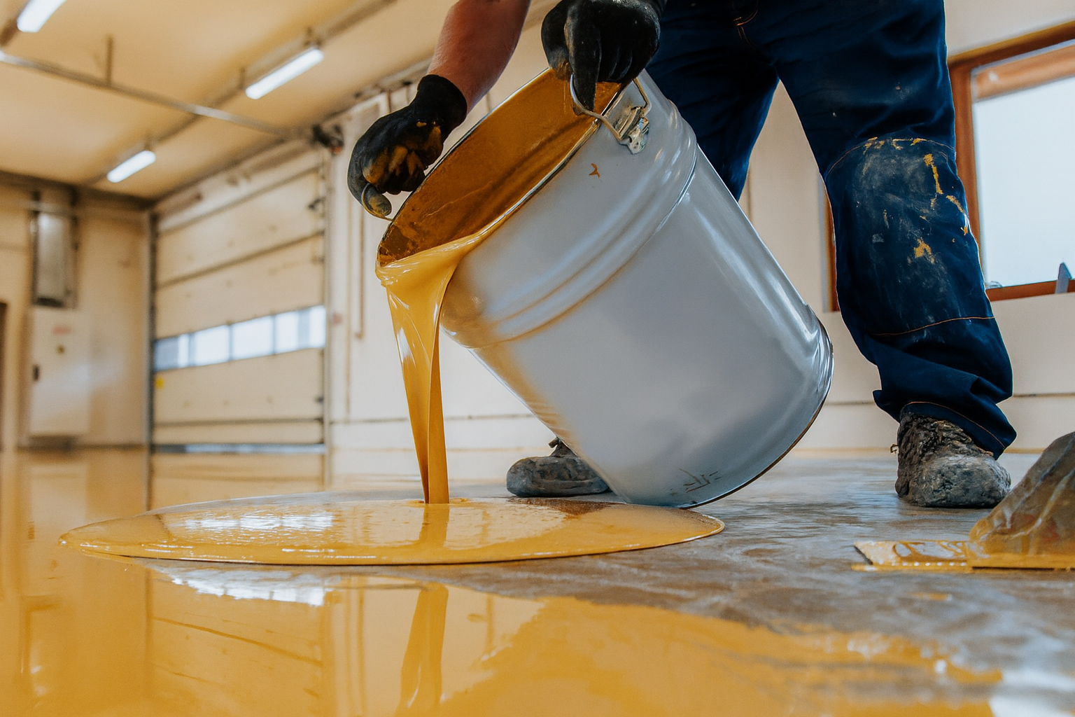 photo application résine sol 3